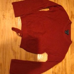 poof new york sweater